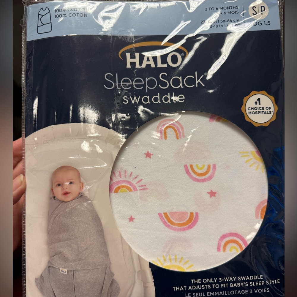 Halo sleepsack swaddle size S (3-6 mos) 1.5 Tog